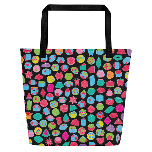 ALL THE SHAPES Large Tote Bag