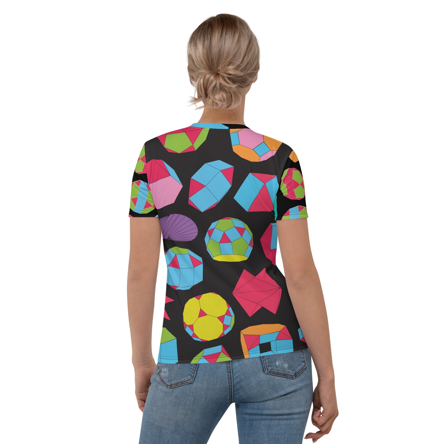ALL THE SHAPES LARGE-SCALE: Women's Allover T-shirt
