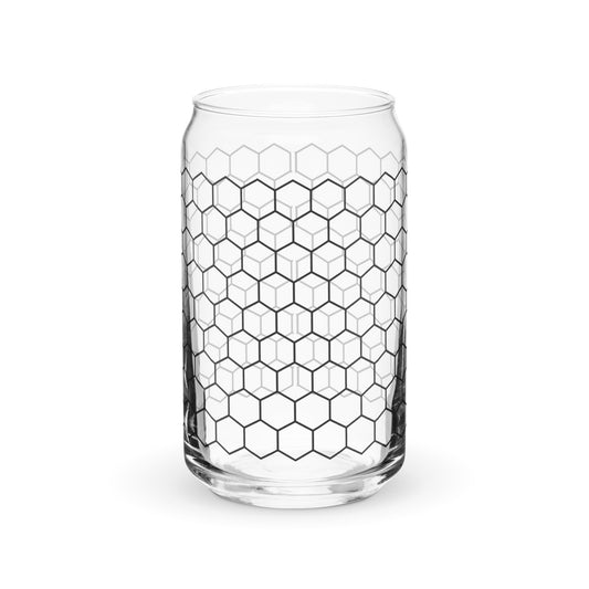 Tiling the Glass .:. Hexagonal Tesselation #3 (black)