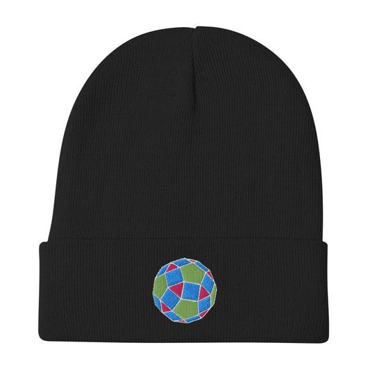 ARCHIMEDEAN SOLID Embroidered Beanie