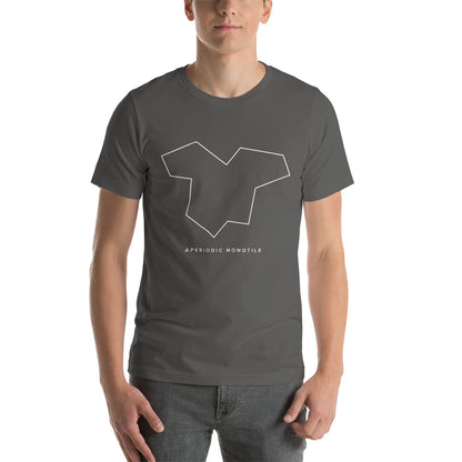 APERIODIC MONOTILE: Single Outlined Tile (Unisex Regular T-Shirt)