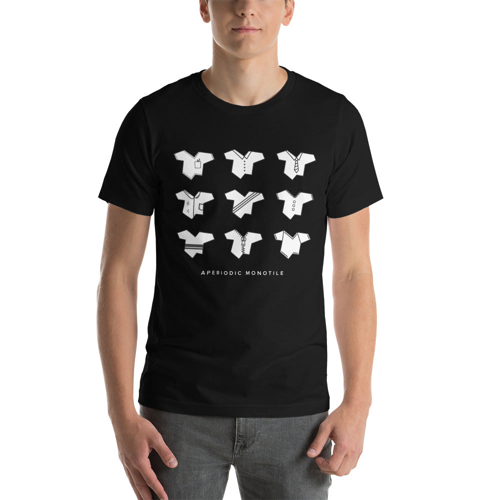 APERIODIC MONOTILE: 9 Various Shirt-Tiles (Unisex Regular T-shirt)